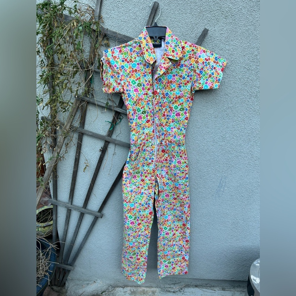Big Bud Press Blossom Short Sleeve Jumpsuit - Picture 4 of 10